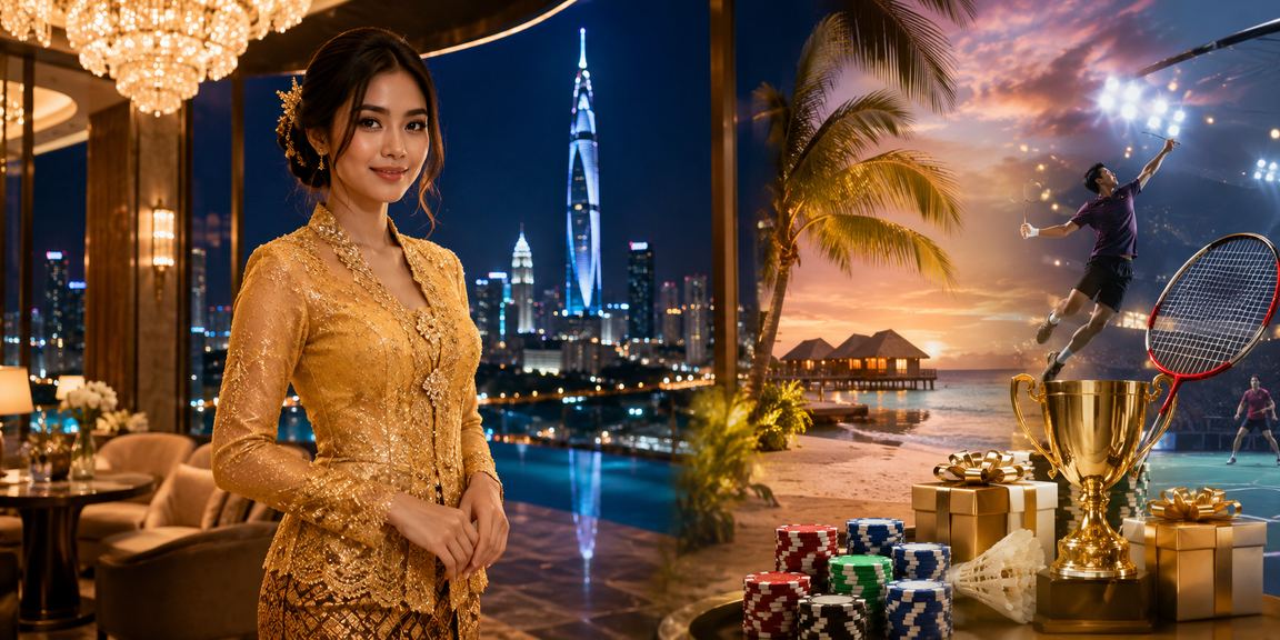 Suasana hiburan kasino moden di Kuala Lumpur Malaysia